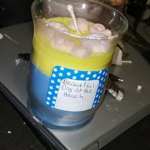 Ocean/beach candles